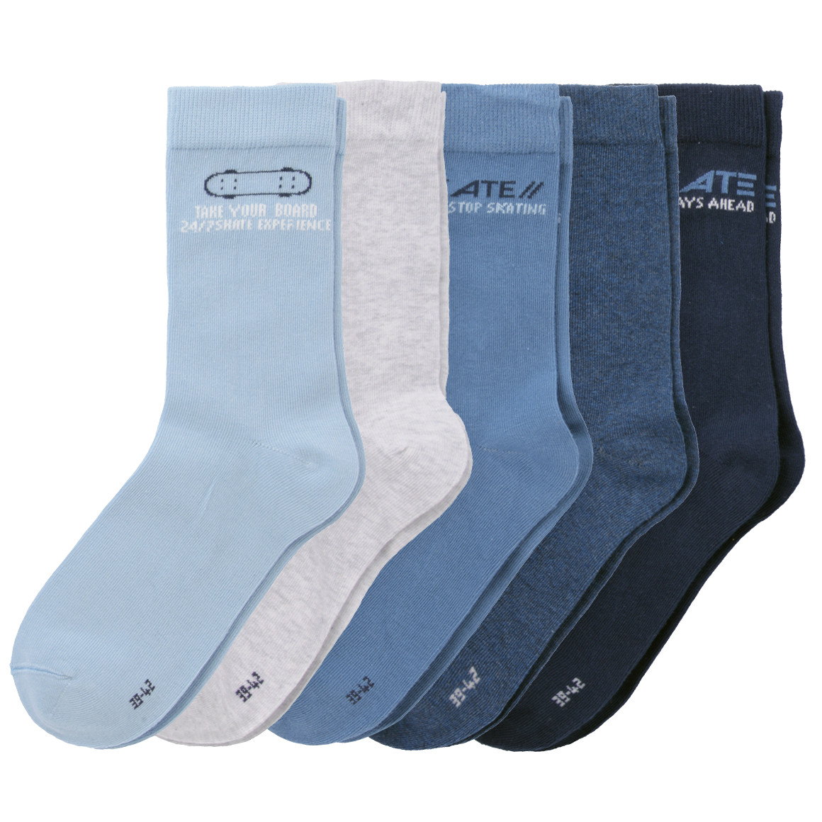5 Paar Jungen Socken mit Bio-Baumwolle 5 Paar Jungen Socken mit Bio-Baumwolle von Topolino