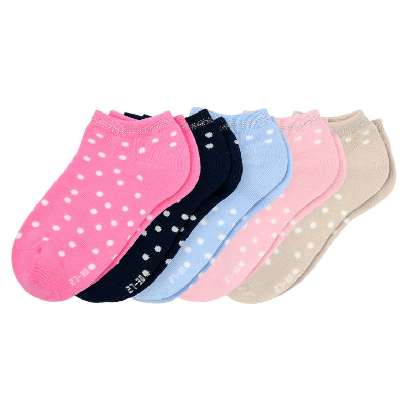 5 Paar Mädchen Sneaker-Socken im Set 5 Paar Mädchen Sneaker-Socken im Set von Topolino