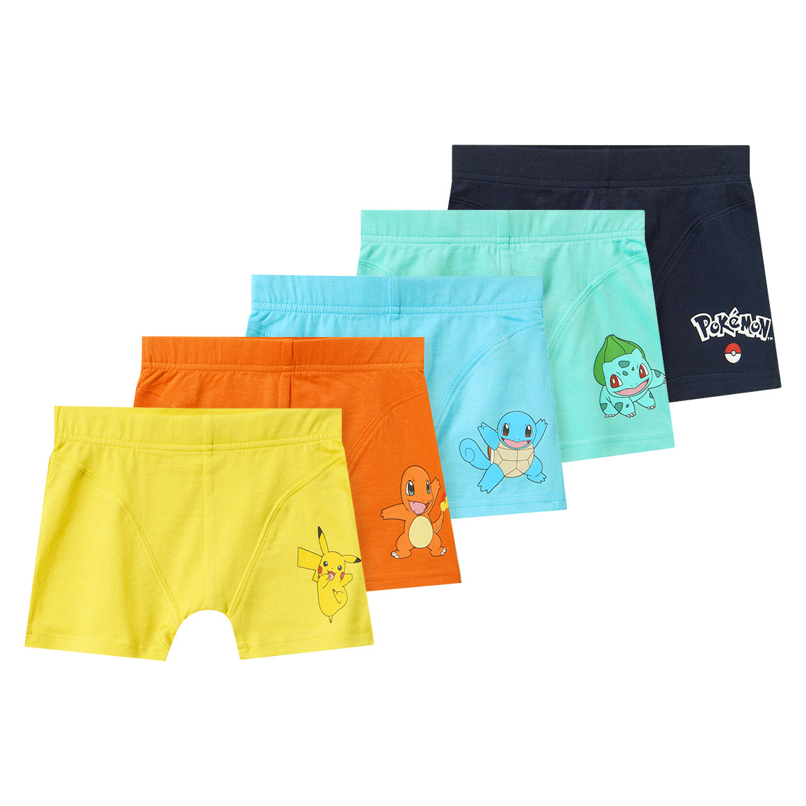 5 Pokémon Boxer mit Prints von Topolino