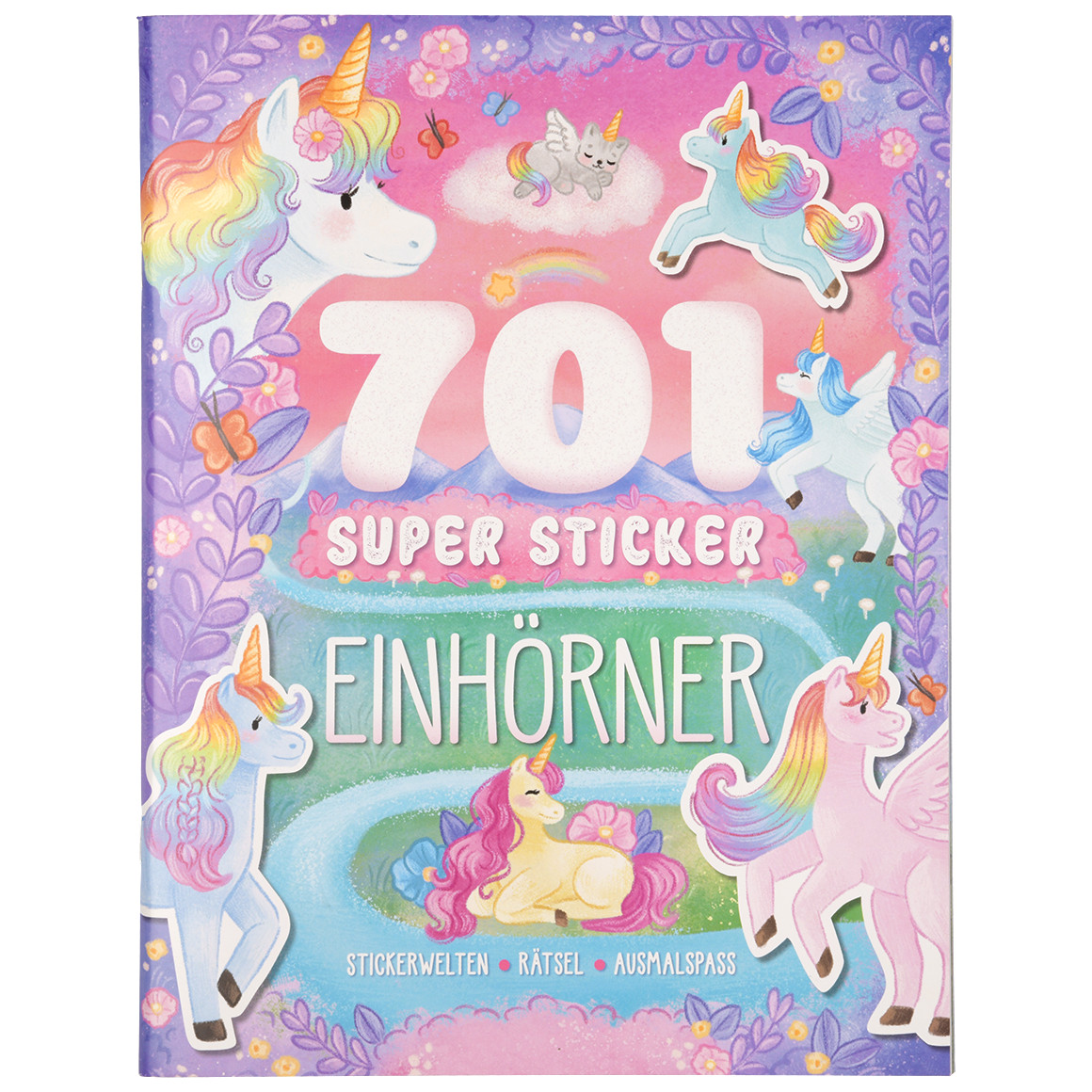 Activity Stickerheft Einhörner von Topolino