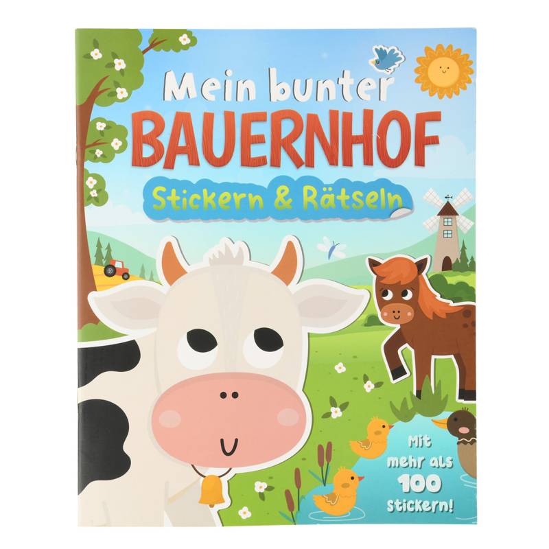 Activity Stickerheft mit Bauernhof-Motiven von Topolino