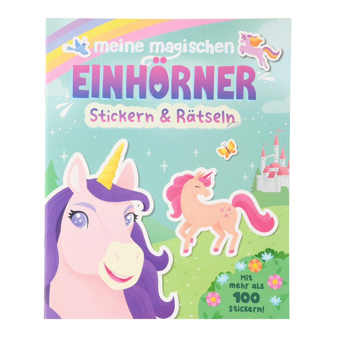 Activity Stickerheft mit Einhorn-Motiven von Topolino