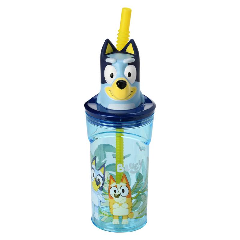Bluey  Trinkflasche mit Strohhalm von Topolino