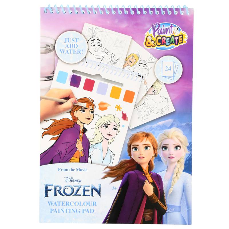 Die Eiskönigin Wasserfarben-Malblock Die Eiskönigin Wasserfarben-Malblock von Topolino