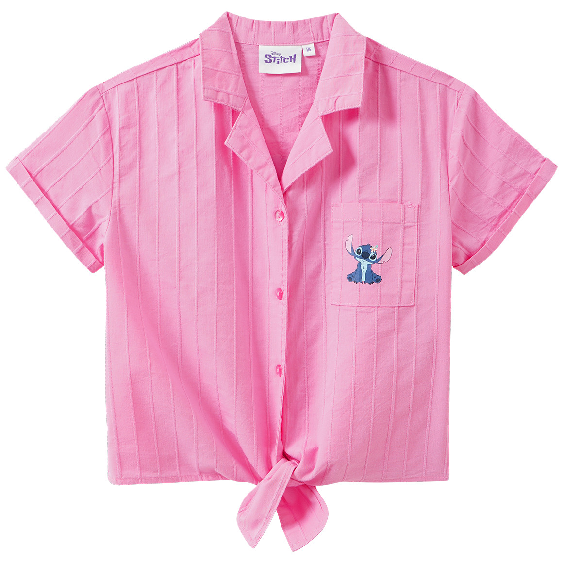 Disney Stitch Bluse mit Knoten-Detail Disney Stitch Bluse mit Knoten-Detail von Topolino