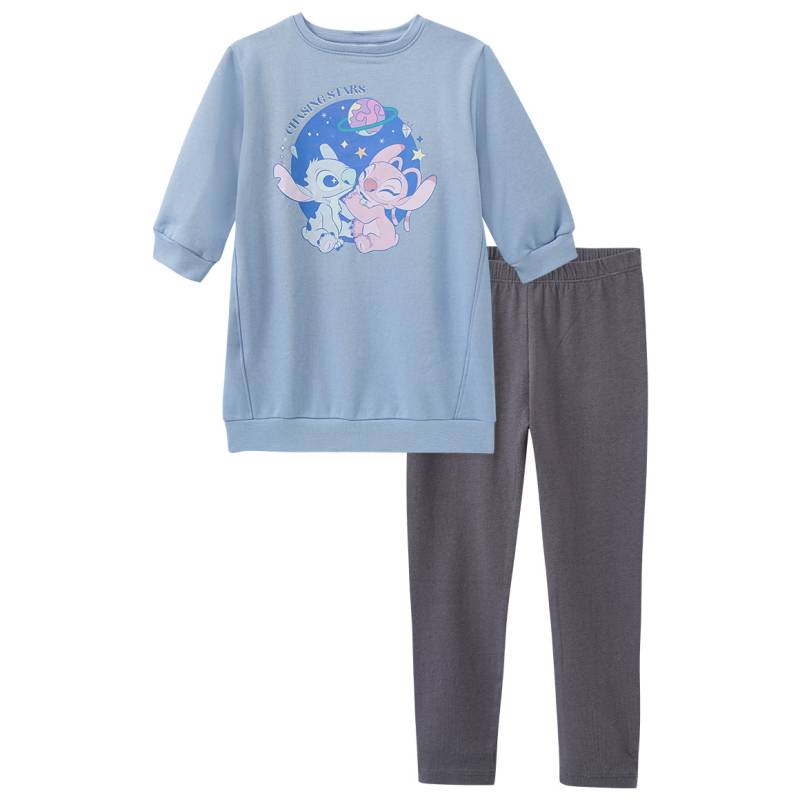 Disney Stitch Set mit Sweatkleid und Leggings von Topolino