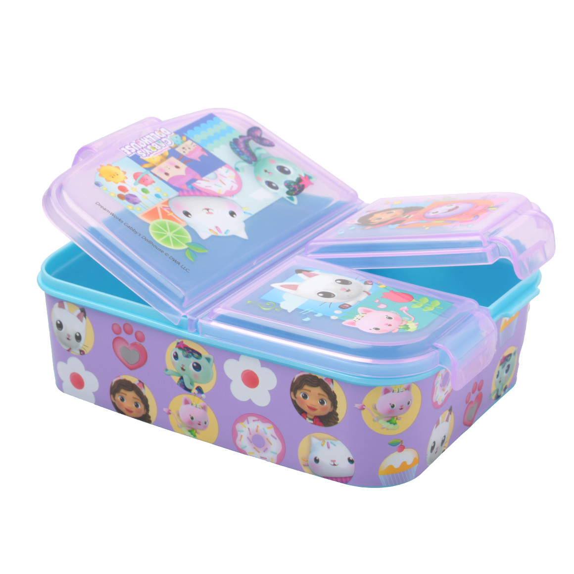 Gabby's Dollhouse Brotdose mit 3 Fächern von Topolino