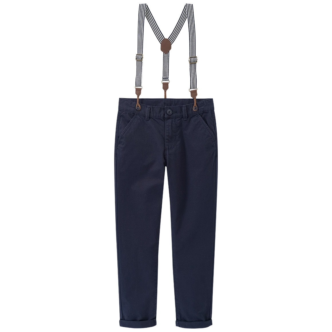 Jungen Chinohose mit Hosenträgern von Topolino