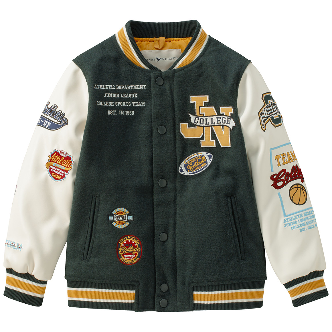 Jungen College-Jacke mit Backprint Jungen College-Jacke mit Backprint von Topolino
