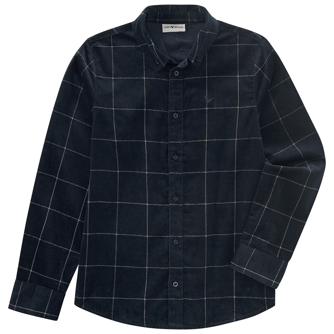 Jungen Cordhemd in Unifarben von Topolino