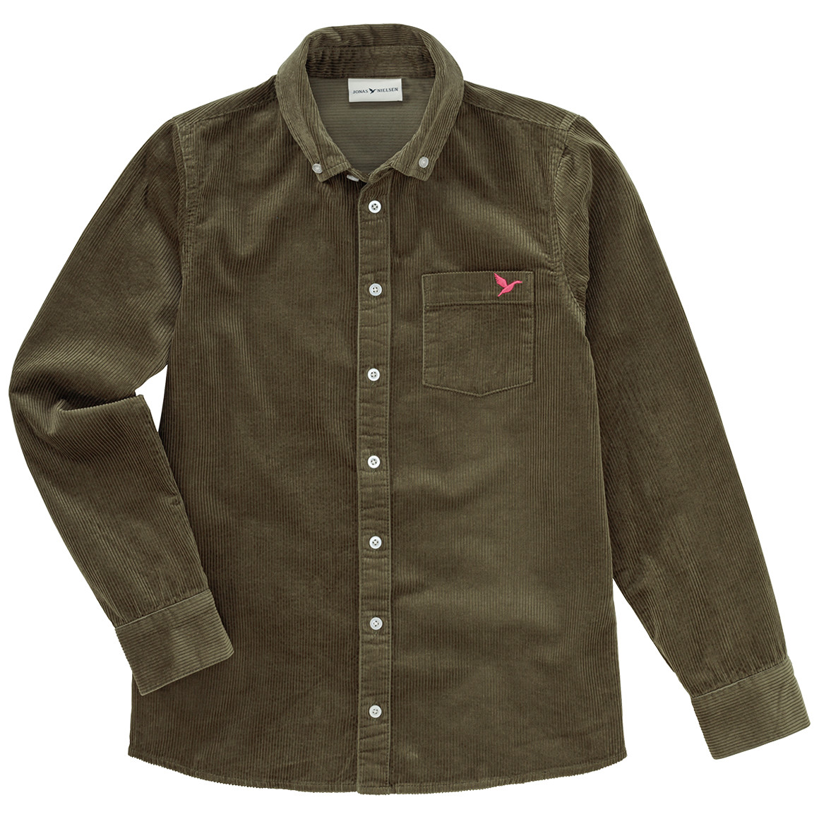 Jungen Cordhemd in Unifarben von Topolino