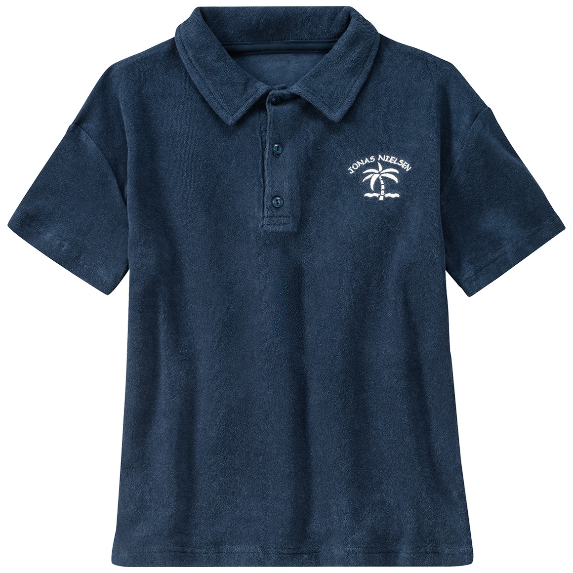 Jungen Frottee-Poloshirt mit Stickerei von Topolino