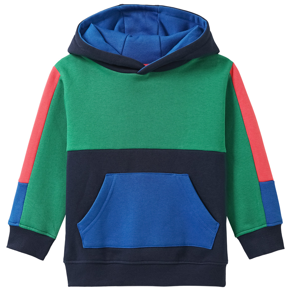 Jungen Hoodie mit Farbteilern Jungen Hoodie mit Farbteilern von Topolino