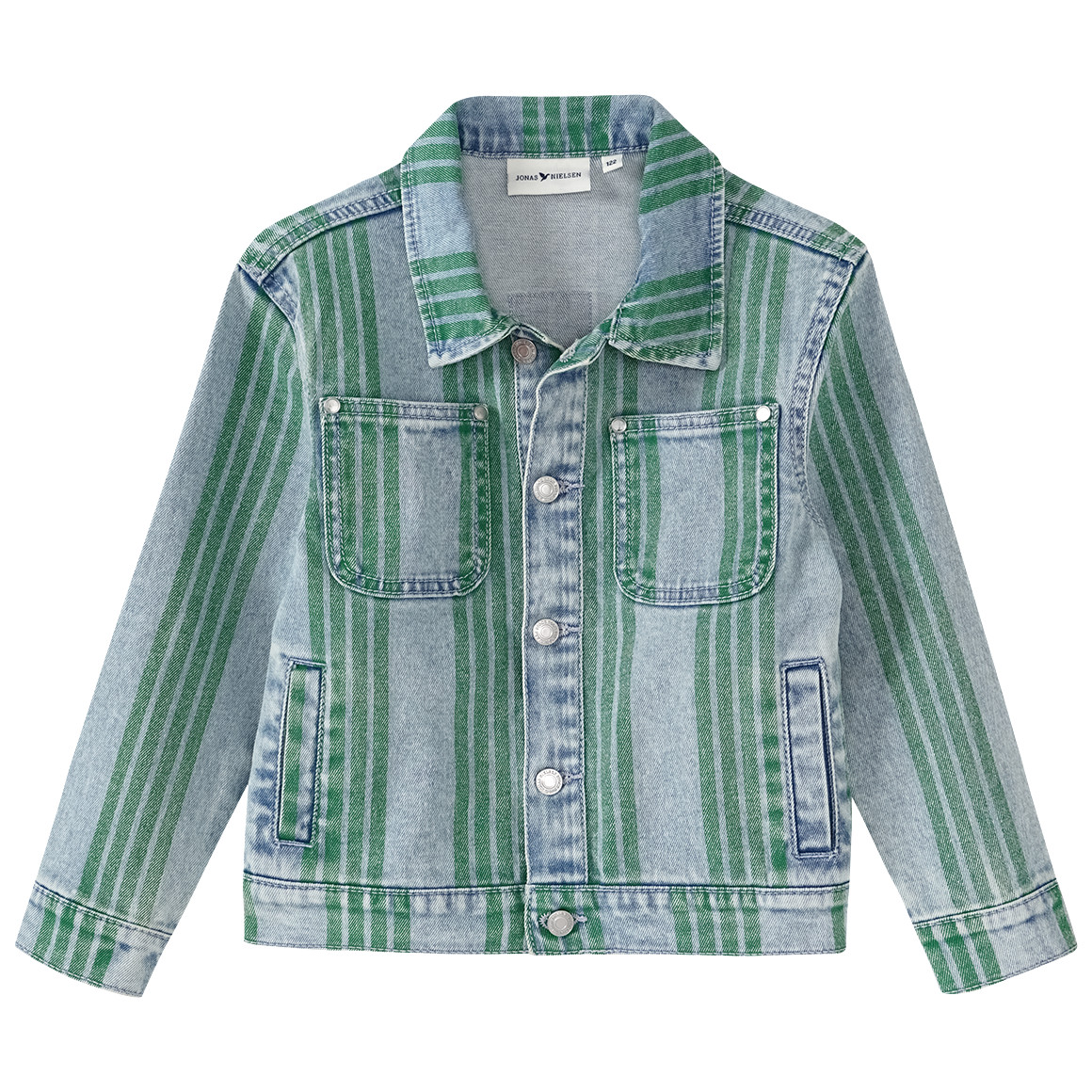 Jungen Jeansjacke mit Streifen-Allover Jungen Jeansjacke mit Streifen-Allover von Topolino