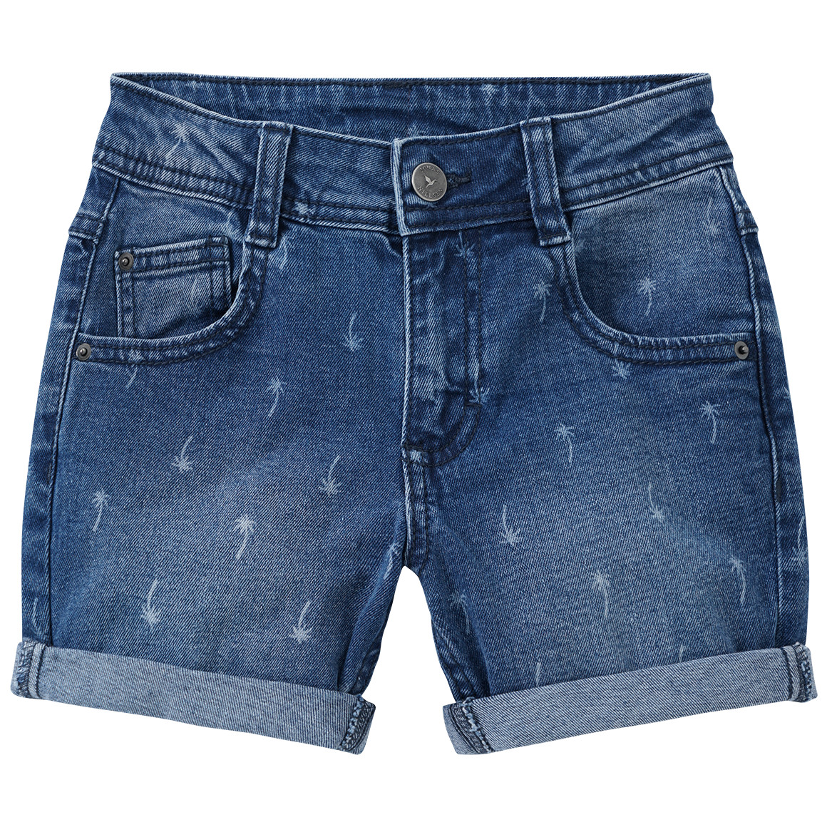 Jungen Jeansshorts mit Palmen von Topolino
