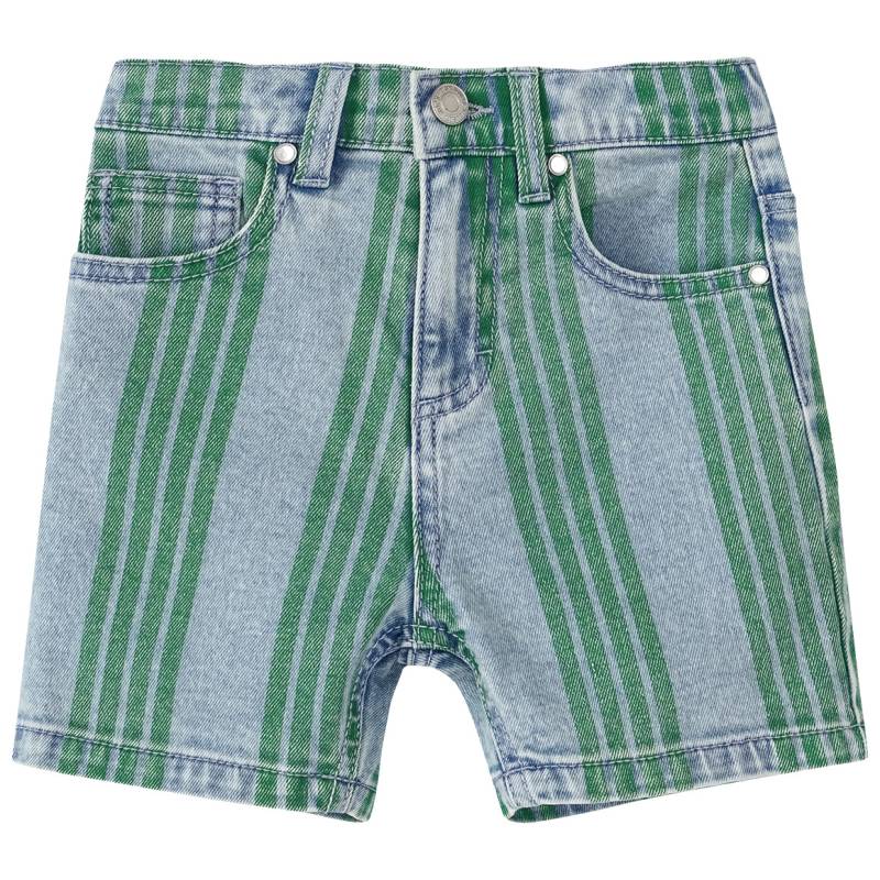 Jungen Jeansshorts mit Streifen-Allover von Topolino