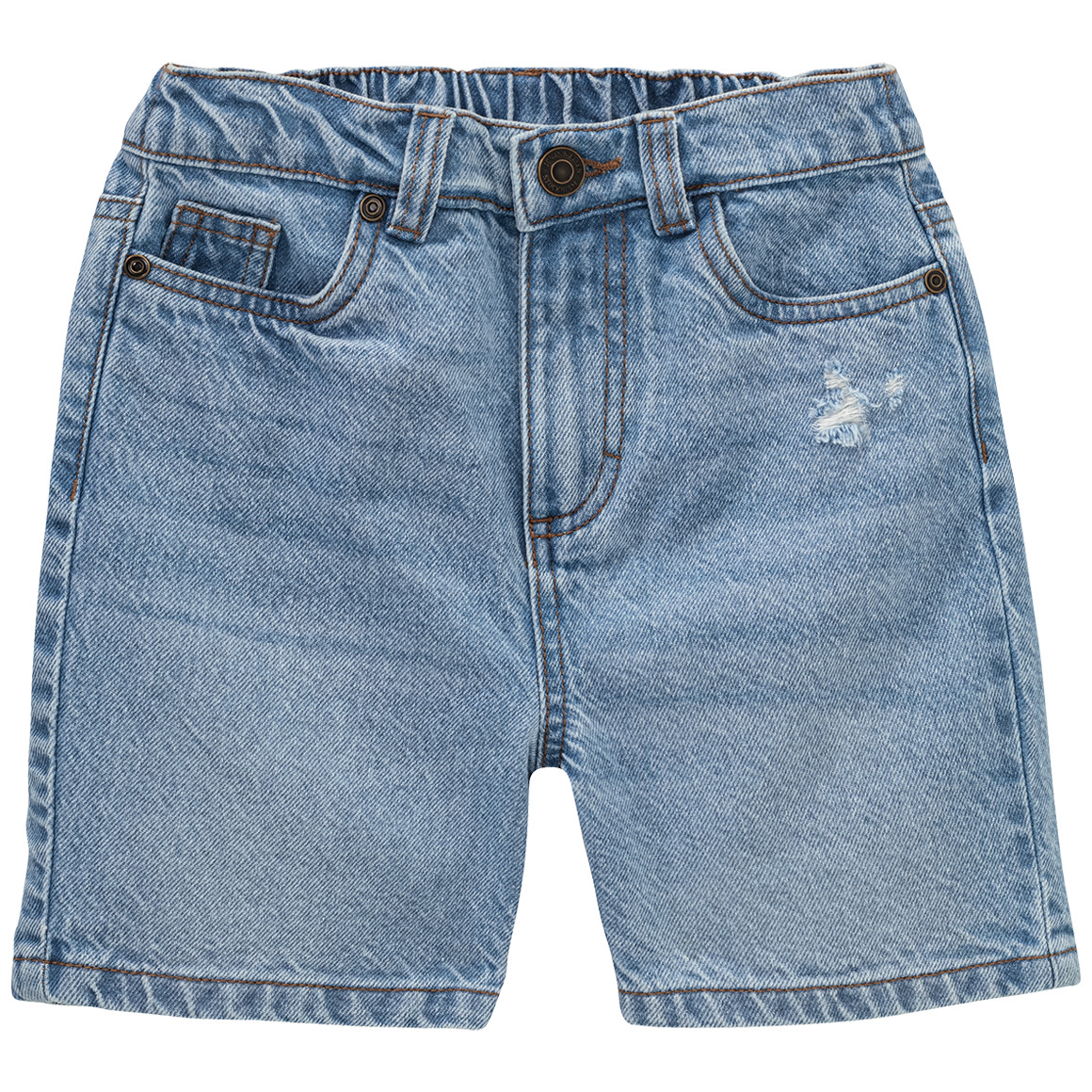 Jungen Jeansshorts mit Used-Effekt von Topolino