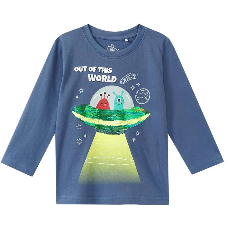 Jungen Langarmshirt mit Wendepailletten von Topolino