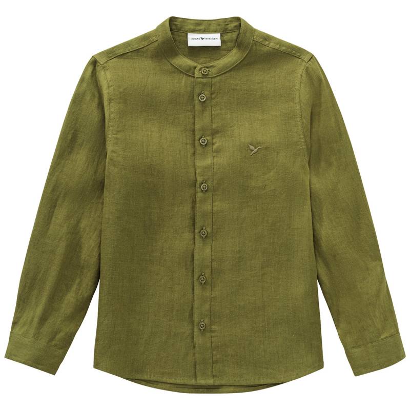 Jungen Leinen-Hemd in Unifarben von Topolino