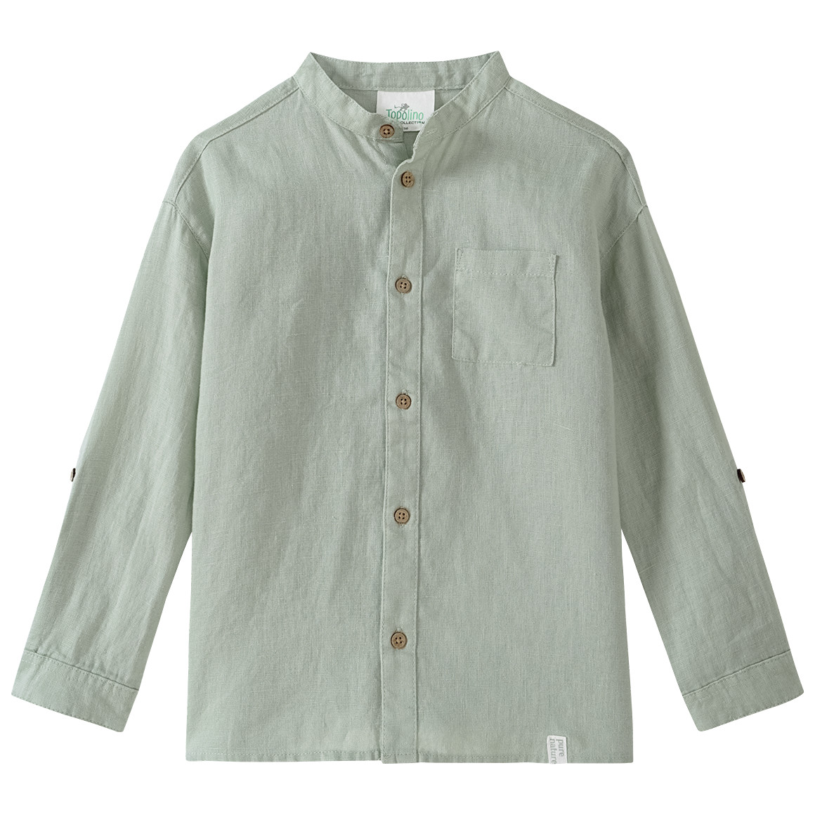 Jungen Leinen-Hemd mit Brusttasche von Topolino