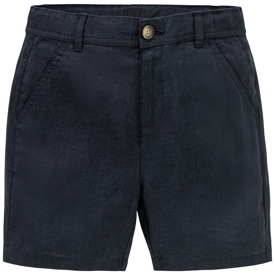 Jungen Leinen-Shorts in Unifarben von Topolino