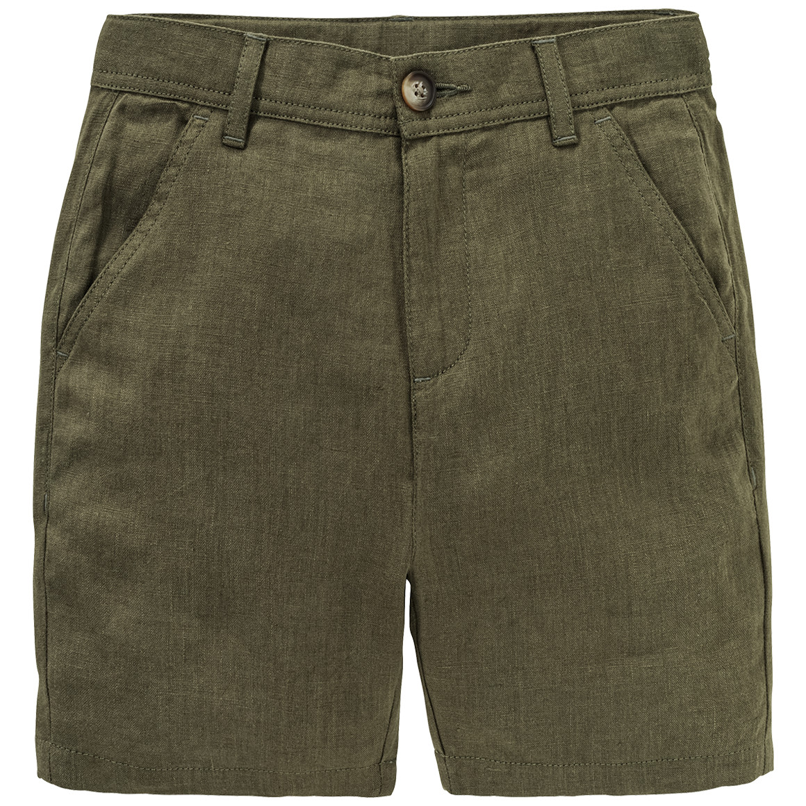 Jungen Leinen-Shorts in Unifarben von Topolino