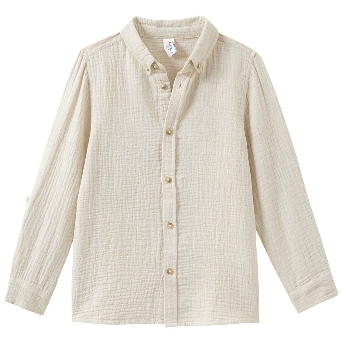 Jungen Musselin-Hemd aus Bio-Baumwolle von Topolino