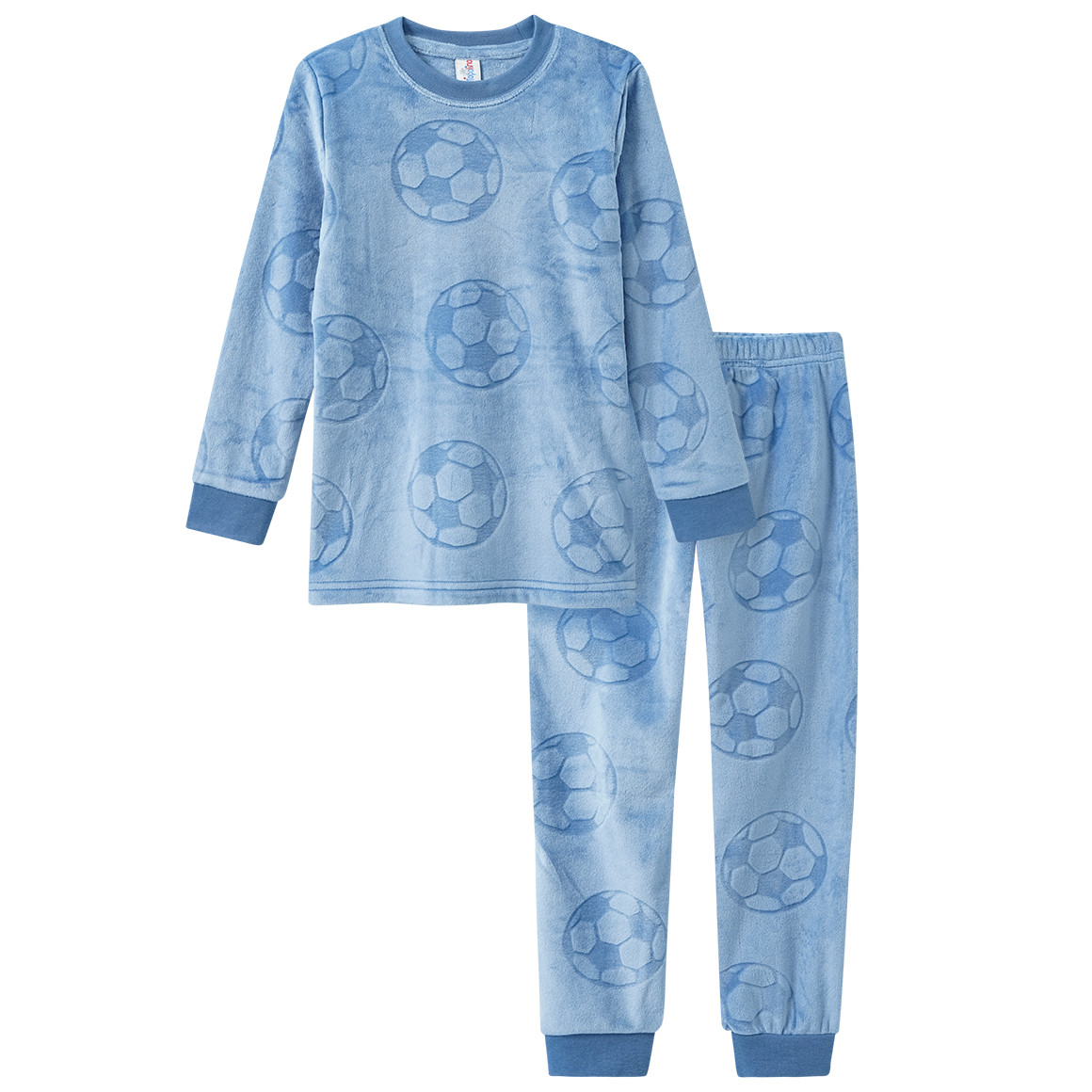 Jungen Nicki-Schlafanzug mit Fußball-Muster Jungen Nicki-Schlafanzug mit Fußball-Muster von Topolino