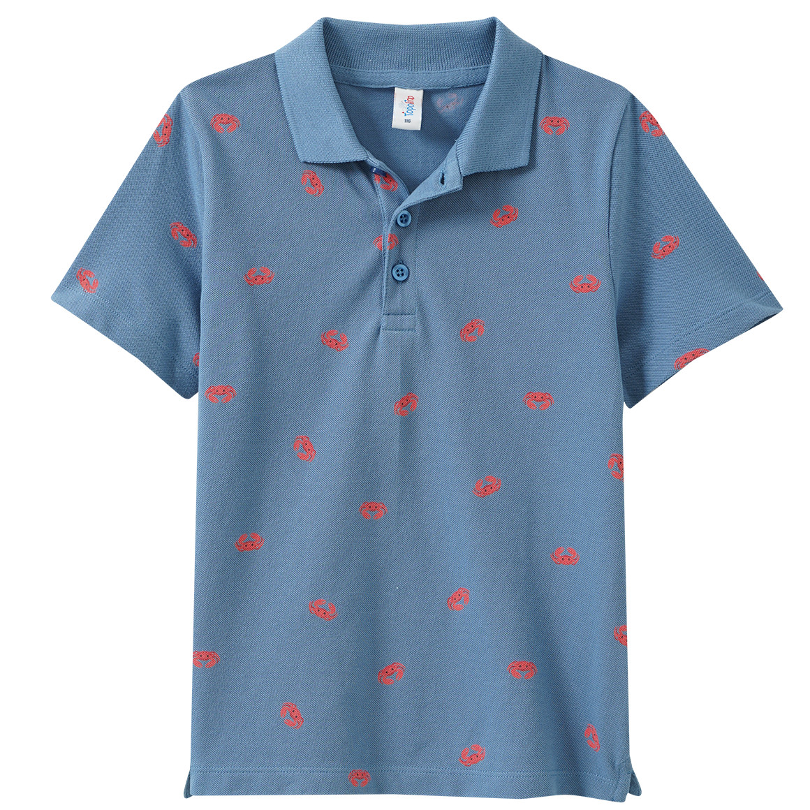 Jungen Poloshirt mit Allover-Print von Topolino