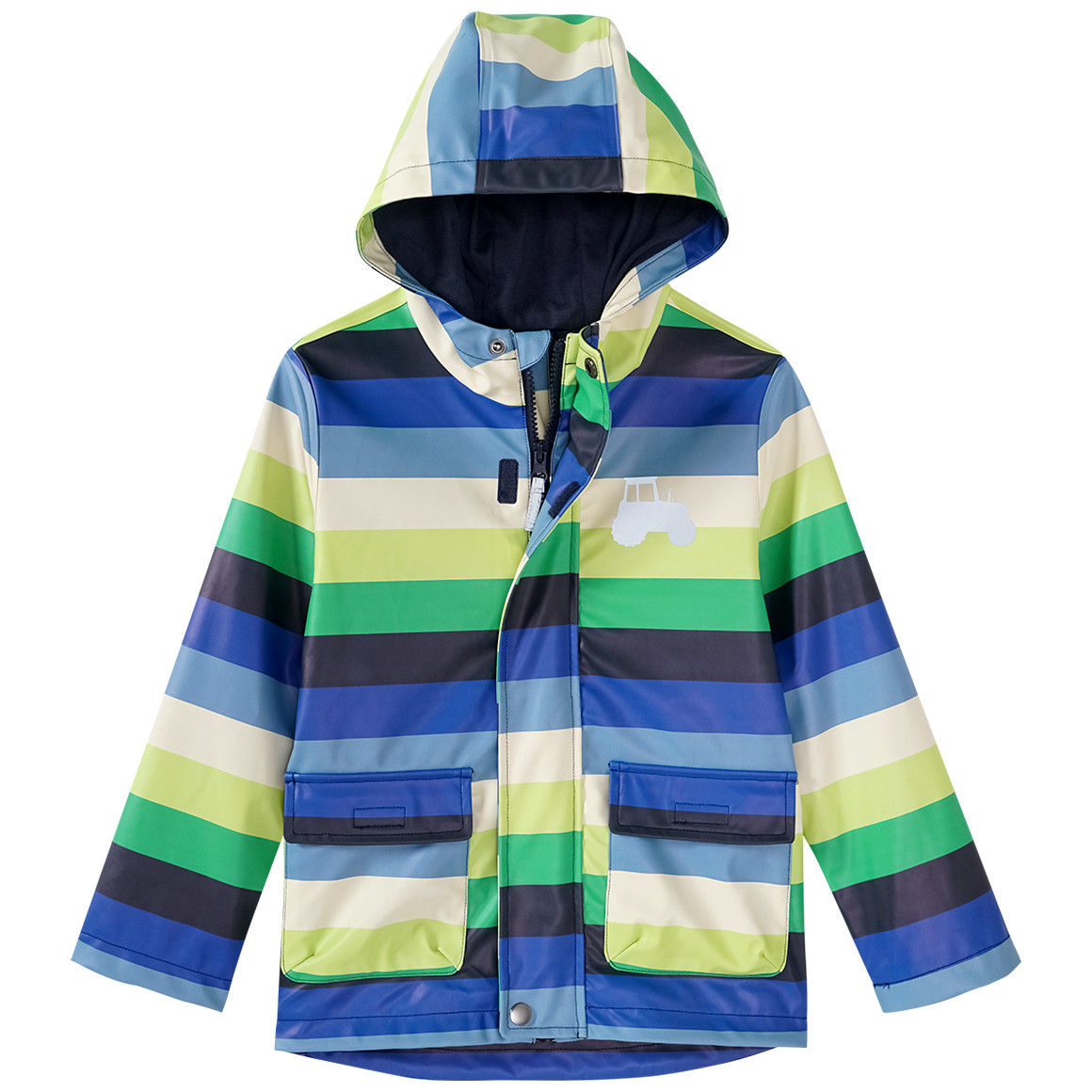 Jungen Regenjacke mit Streifen von Topolino
