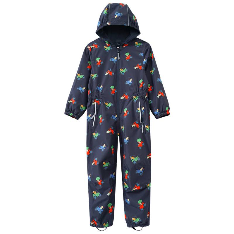 Jungen Regenoverall mit Bauernhof-Allover von Topolino