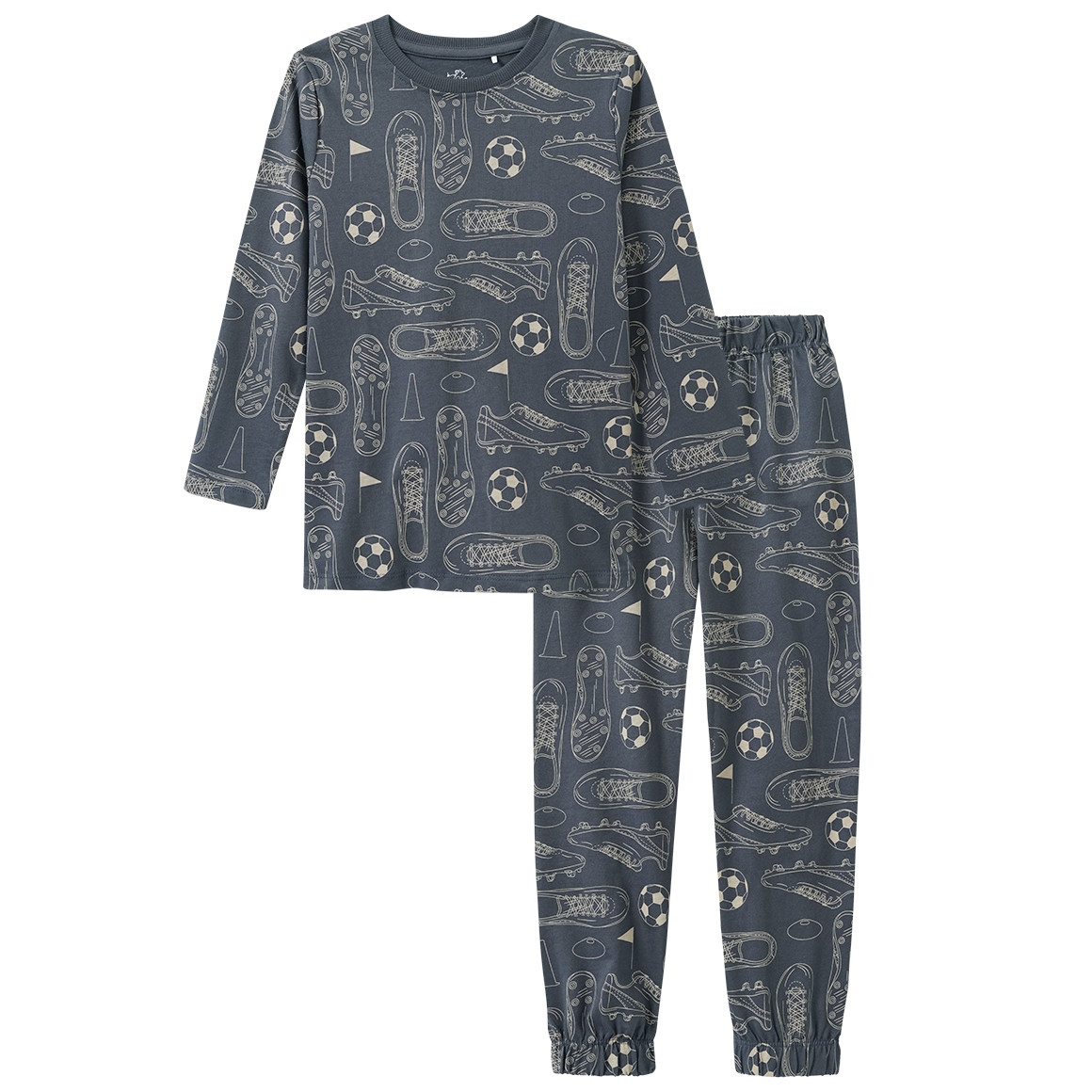 Jungen Schlafanzug mit Fußball-Motiven von Topolino