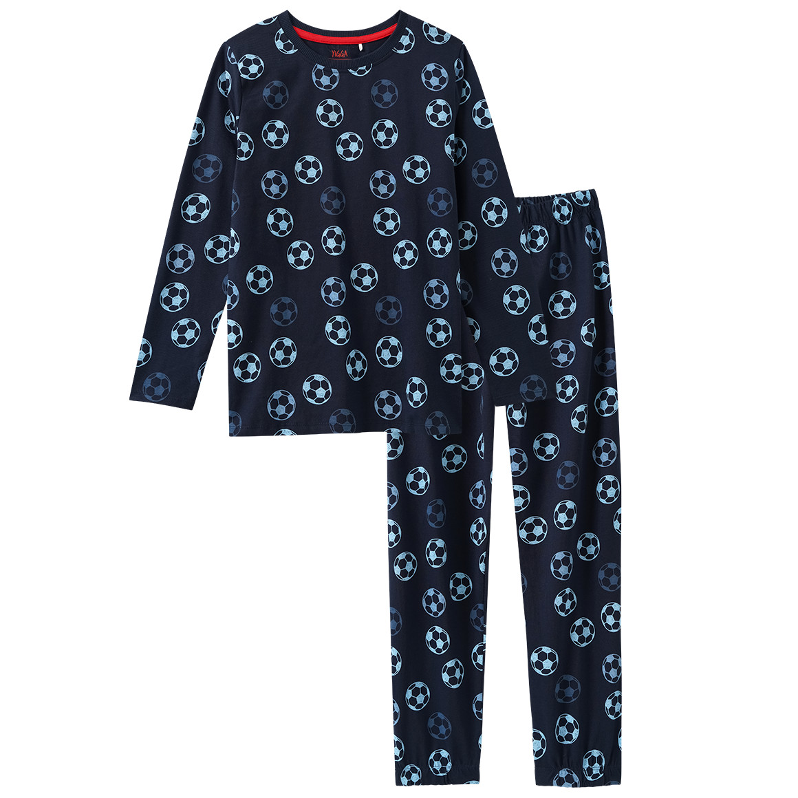 Jungen Schlafanzug mit Fußball-Print von Topolino