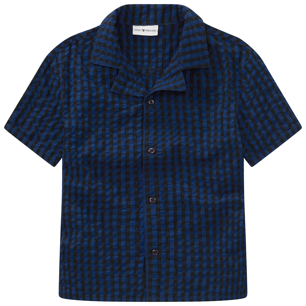 Jungen Seersucker-Hemd mit Karo-Muster Jungen Seersucker-Hemd mit Karo-Muster von Topolino