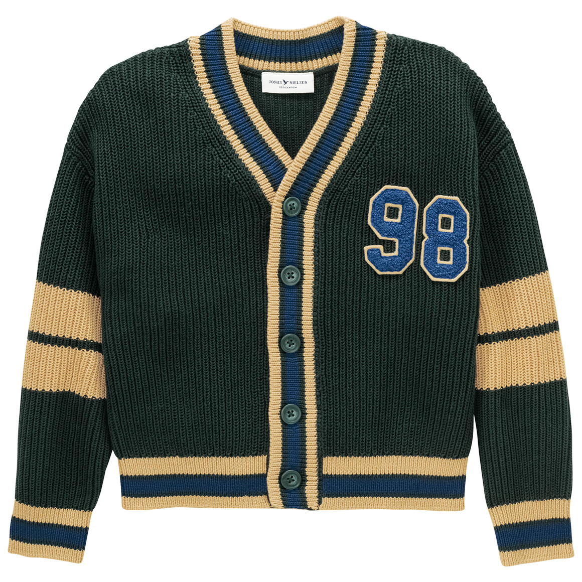 Jungen Strickjacke im College-Style Jungen Strickjacke im College-Style von Topolino