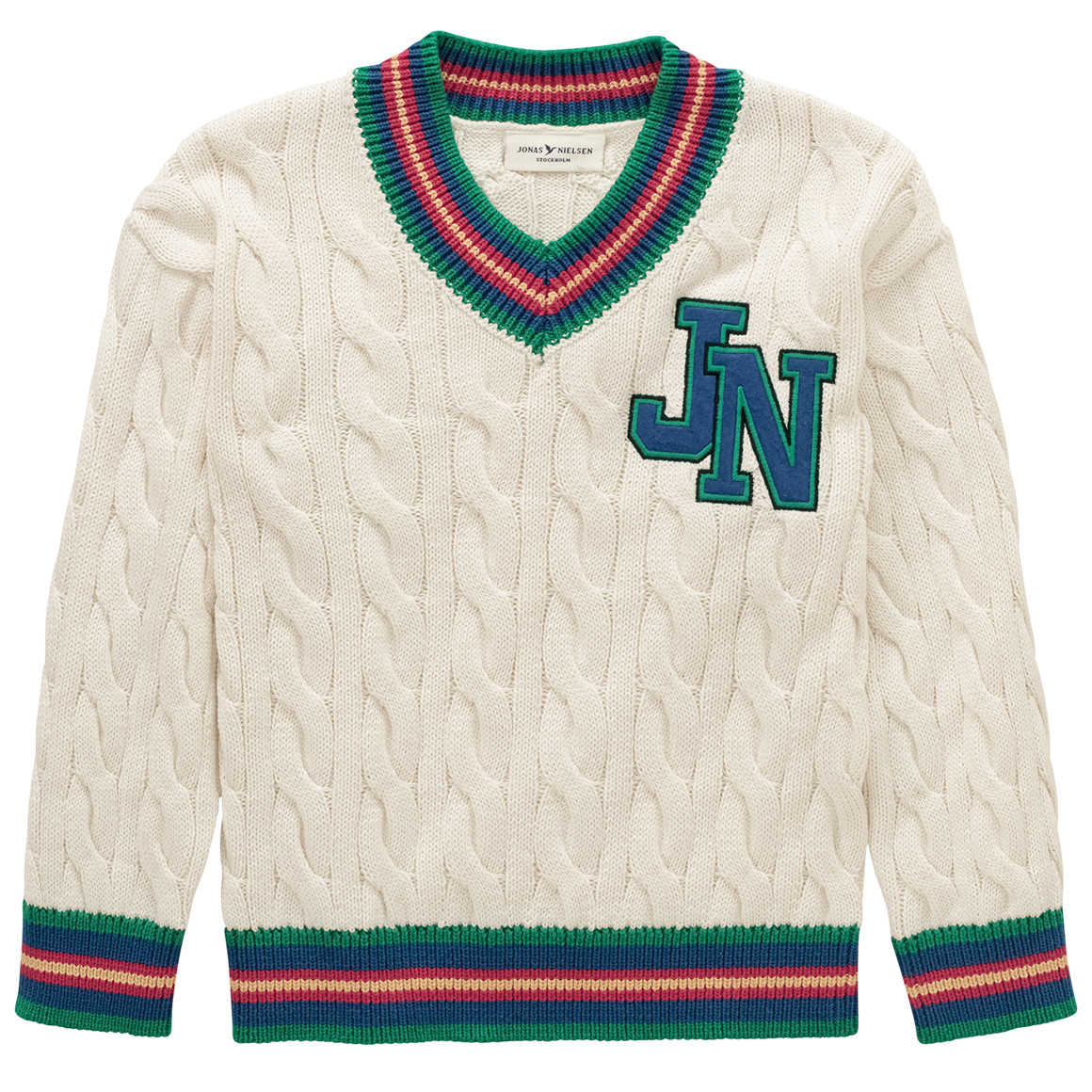 Jungen Strickpullover im College-Style Jungen Strickpullover im College-Style von Topolino