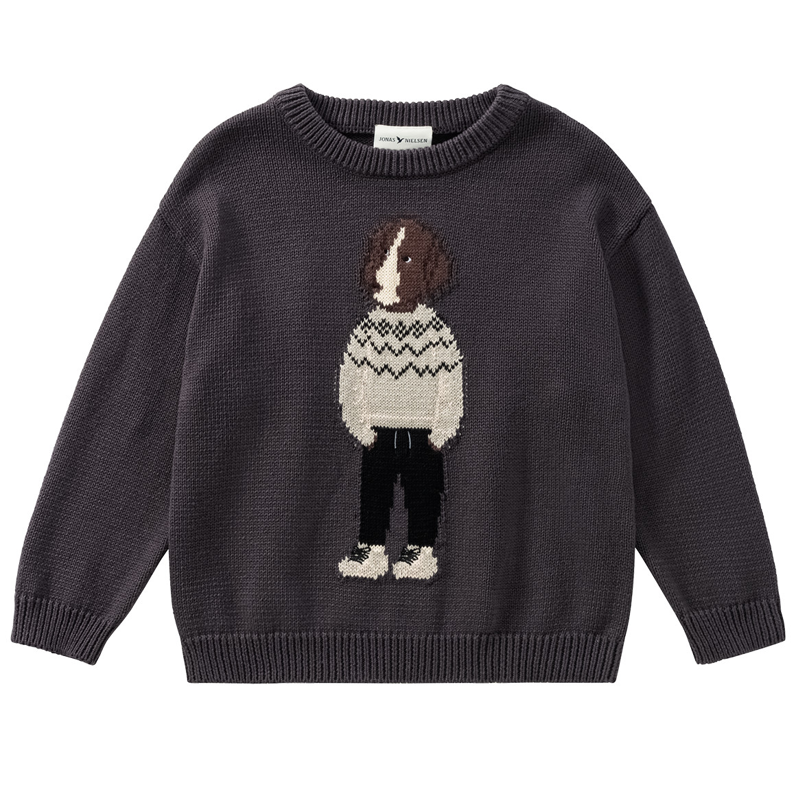 Jungen Strickpullover mit Hunde-Motiv Jungen Strickpullover mit Hunde-Motiv von Topolino