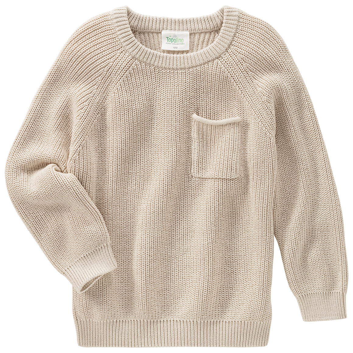 Jungen Strickpullover mit Raglanärmeln von Topolino