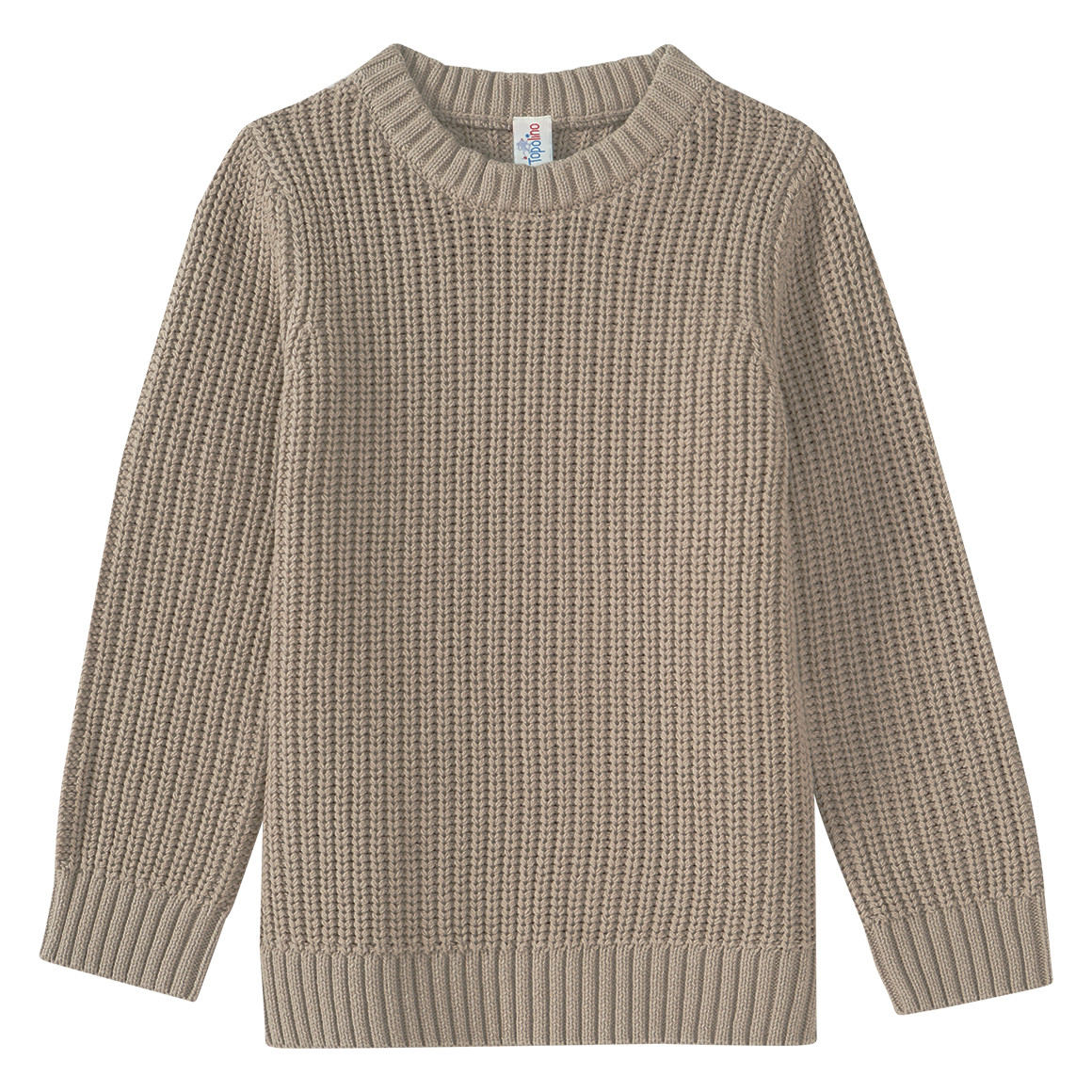 Jungen Strickpullover mit Rippstrick von Topolino