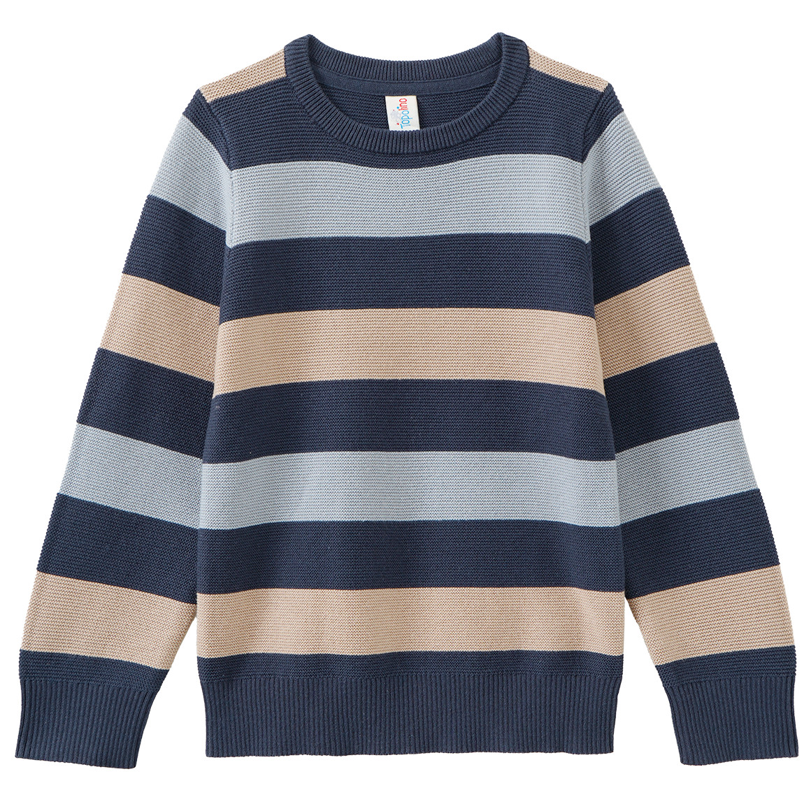 Jungen Strickpullover mit Streifen Jungen Strickpullover mit Streifen von Topolino