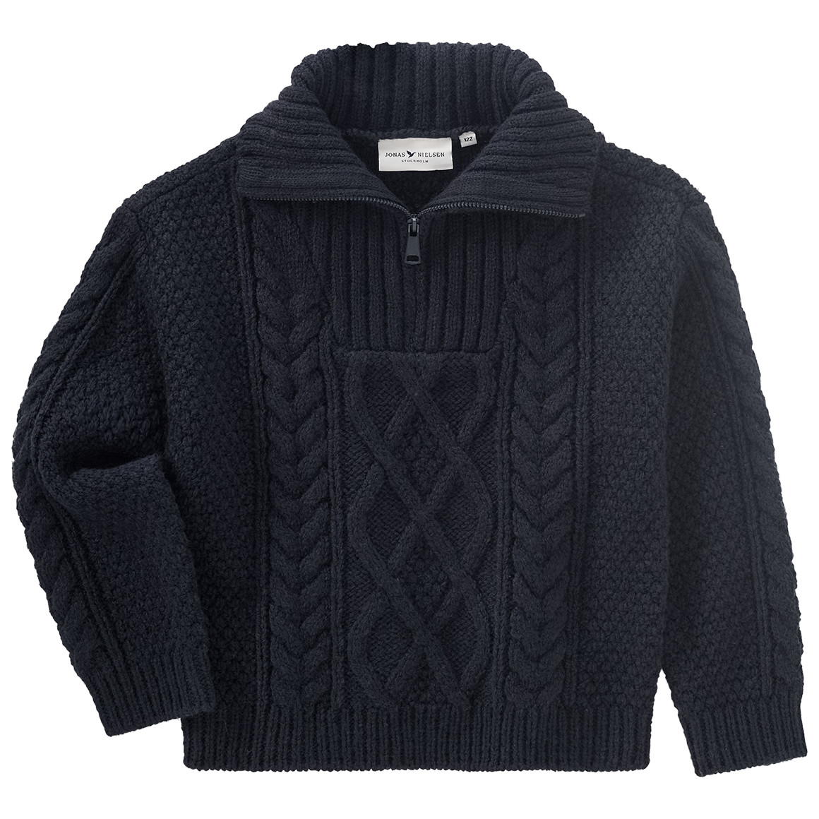 Jungen Strickpullover mit Zopf-Muster Jungen Strickpullover mit Zopf-Muster von Topolino
