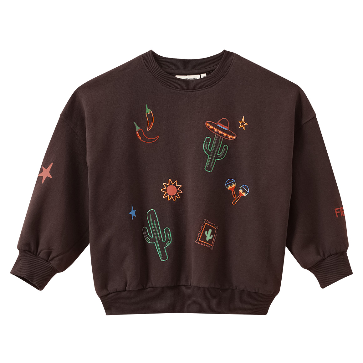Jungen Sweatshirt mit Stick-Motiven Jungen Sweatshirt mit Stick-Motiven von Topolino