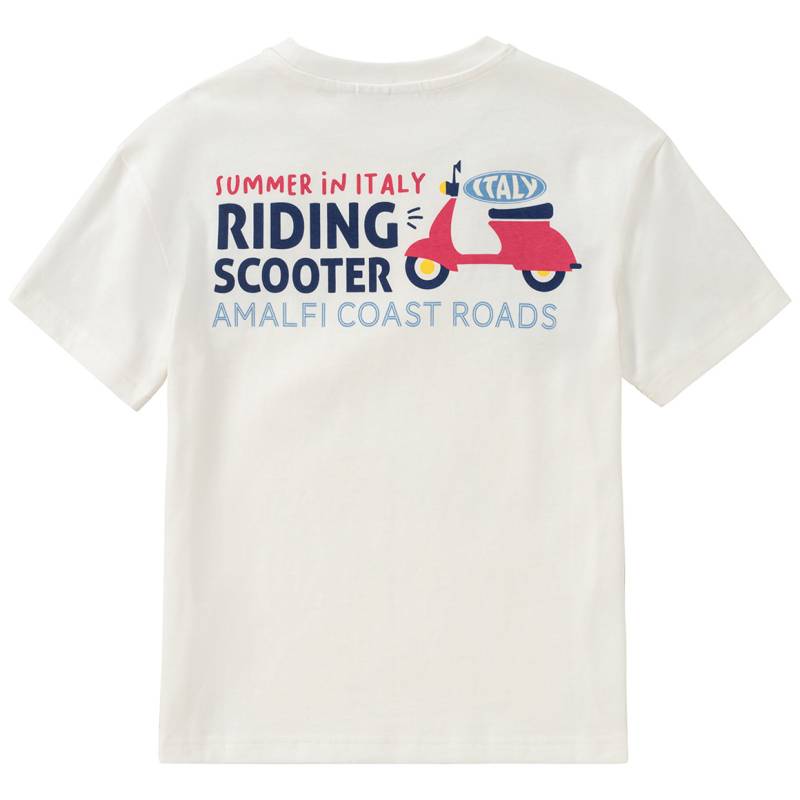 Jungen T-Shirt mit Scooter-Print von Topolino