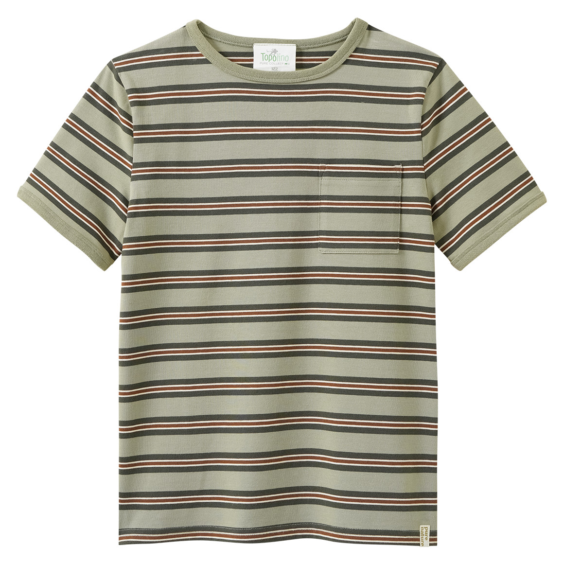 Jungen T-Shirt mit Streifen Jungen T-Shirt mit Streifen von Topolino
