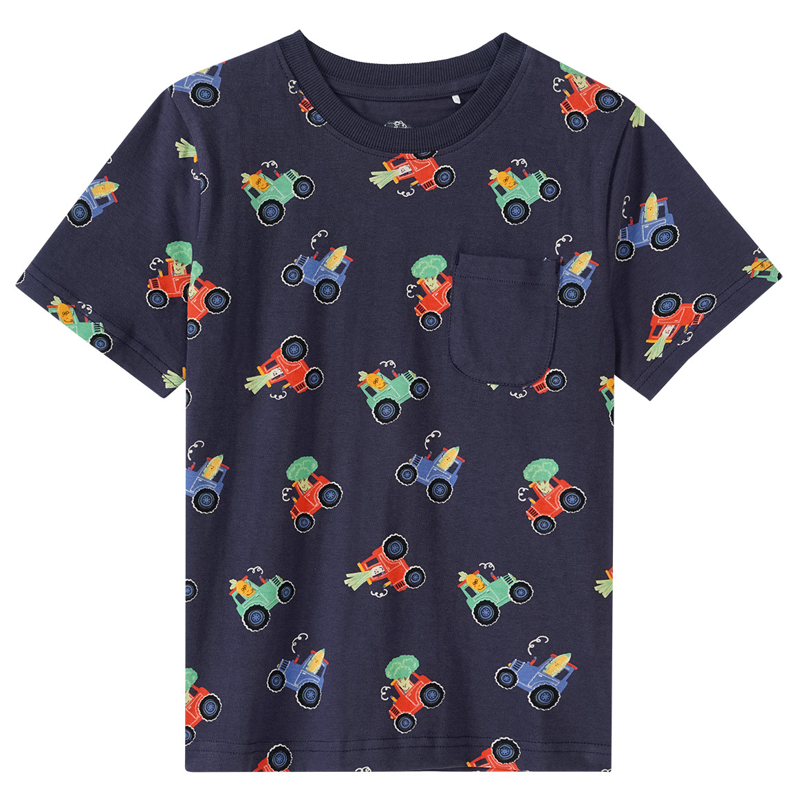 Jungen T-Shirt mit Traktor-Allover von Topolino