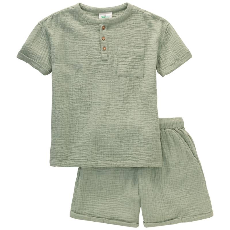 Jungen T-Shirt und Shorts aus Musselin von Topolino