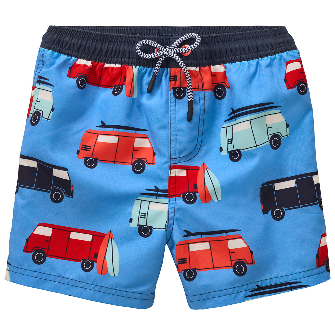 Jungen UV-Badeshorts mit Fahrzeugen UPF60 Jungen UV-Badeshorts mit Fahrzeugen UPF60 von Topolino