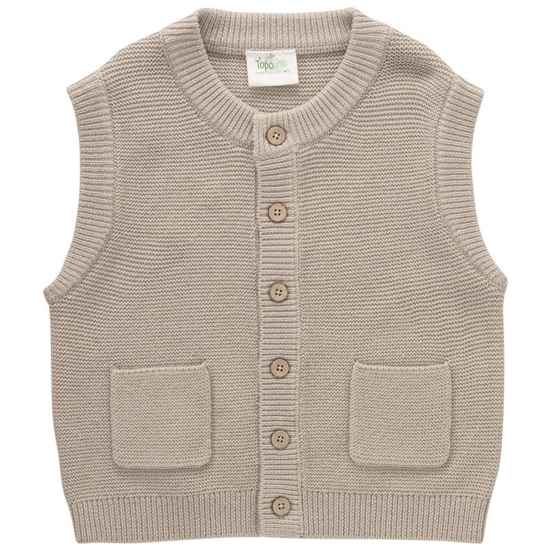 Jungen Woll-Strickweste mit Knopfleiste Jungen Woll-Strickweste mit Knopfleiste von Topolino