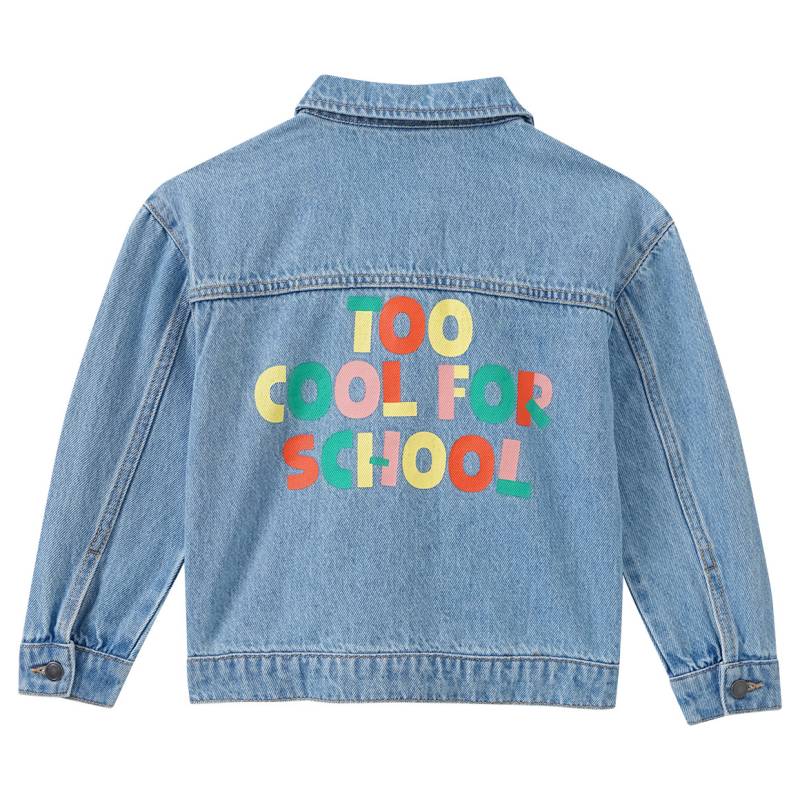 Kinder Jeansjacke mit Buchstaben-Applikation von Topolino