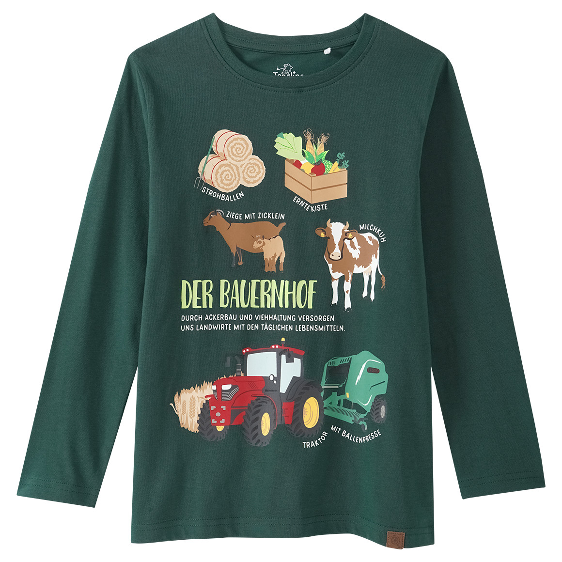 Kinder Langarmshirt mit Bauernhof-Print Kinder Langarmshirt mit Bauernhof-Print von Topolino